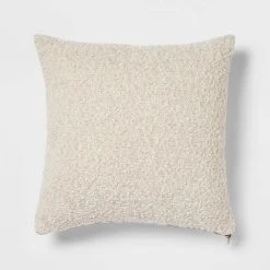 Woven Boucle Square Throw Pillow With Exposed Zipper - Threshold™ -Best Homewares Store GUEST 0156fdc5 10c3 4229 91f3 7cd04c3990d7