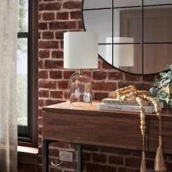 Glass Cylinder Mini Table Lamp With Open Base Clear - Threshold™ -Best Homewares Store GUEST 04077750 f11b 4d3e 92d2 0b30995a75bf