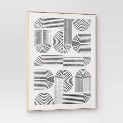 45" X 55" Line Art I Framed Kraft Wall Canvas - Threshold™ -Best Homewares Store GUEST 049ef745 7339 4361 9994 803a96f529d8