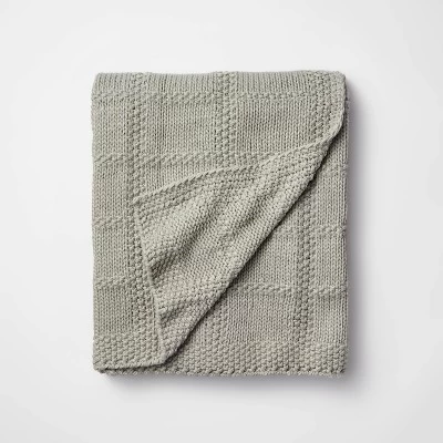 Grid Knit Throw Blanket - Threshold™ Designed With Studio McGee 9 Grid Knit Throw Blanket - Threshold™ Designed With Studio McGee - Image 7