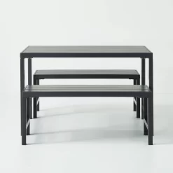 3pc Kids' Metal Outdoor Table Set - Dark Gray - Hearth & Hand™ With Magnolia -Best Homewares Store GUEST 07319e56 48b6 4b97 8df5 700409bd74d6