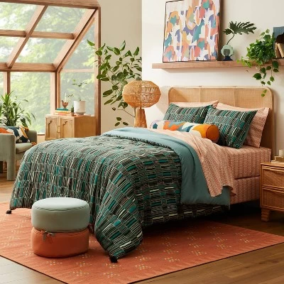 Jungalow Sun In The Water Comforter & Sham Set Teal - Opalhouse™ Designed With Jungalow™ 3 Jungalow Sun In The Water Comforter & Sham Set Teal - Opalhouse™ Designed With Jungalow™