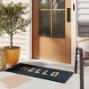 1'7.5"x3'11" 'Hello' Doormat Black/Tan - Threshold™ -Best Homewares Store GUEST 1b0e433f 2685 42b9 9a18 4eb5baf32ce7