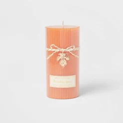 Ribbed Pillar Pumpkin Spice Candle - Threshold™ -Best Homewares Store GUEST 21f896e1 bbe7 4559 bf5f bbe5f97832cd
