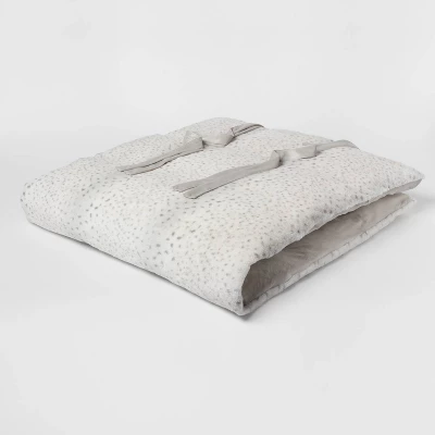 Luxe Faux Fur Lounge Pillow Ivory - Threshold™ 4 Luxe Faux Fur Lounge Pillow Ivory - Threshold™ - Image 2