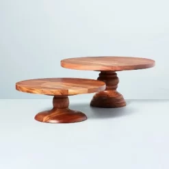 11" Wooden Cake Stand - Hearth & Hand™ With Magnolia -Best Homewares Store GUEST 239e33c4 159a 441c a2c4 38d6fd007af5