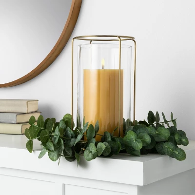 Faux Eucalyptus Wreath - Hearth & Hand™ With Magnolia 3 Faux Eucalyptus Wreath - Hearth & Hand™ With Magnolia