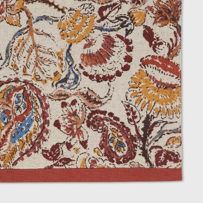 14"x72" Table Runner 'Paisley' - Threshold™ 3 14"x72" Table Runner 'Paisley' - Threshold™ - Image 2