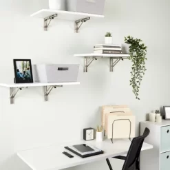 Built Industrial 2 Pack Folding L Wall Shelf Bracket, 10 Inch Collapsible Hardware With Locking Hinge For Garage Shelves, Holds 120lbs -Best Homewares Store GUEST 287cb2e8 070c 48d4 bea1 4033a2fb6480