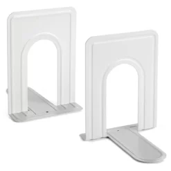 Juvale 12 Pack Metal Bookends For Shelves, Heavy Duty White Book Stoppers For Library, Living Room, Or Office (5x6.6x 5.8 In) -Best Homewares Store GUEST 293d1263 6f08 4bd5 ba4f 5f91762e8cec