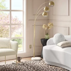 Span 3-Head Metal Globe Floor Lamp Brass - Threshold™ 7 Span 3-Head Metal Globe Floor Lamp Brass - Threshold™ -Best Homewares Store GUEST 299fab2a 6433 42d2 8e0d 6e0845eb799e