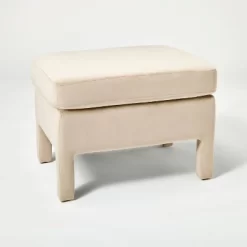 Bellfield Fully Upholstered Ottoman - Threshold™ Designed With Studio McGee -Best Homewares Store GUEST 2a370d06 e4b4 4713 8a83 7c6f64112654