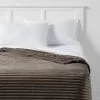 Ribbed Plush Bed Blanket - Room Essentials