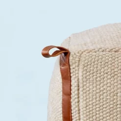 Hand-Woven Pouf Ottoman With Leather Trim - Hearth & Hand™ With Magnolia 10 Hand-Woven Pouf Ottoman With Leather Trim - Hearth & Hand™ With Magnolia -Best Homewares Store GUEST 2df78422 b55f 46e2 b0ac 4f48dc0c8a9a