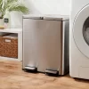 60L Stainless Steel Step Trash And Recycle Can - Brightroom™ 1 60L Stainless Steel Step Trash And Recycle Can - Brightroom™ -Best Homewares Store GUEST 30128205 1454 4957 900a b3a6ece06c4f
