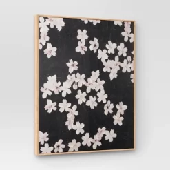 30" X 36" Ditsy Floral Framed Canvas Natural - Threshold™ -Best Homewares Store GUEST 35201fef 6ec9 418b 89d7 039a897c976a