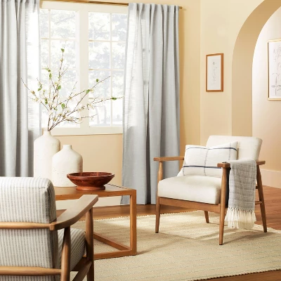 Allover Texture Curtain Panel - Hearth & Hand™ With Magnolia 4 Allover Texture Curtain Panel - Hearth & Hand™ With Magnolia - Image 2