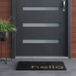 1'6"x2'6"/18"x30" Hello Doormat Black - Project 62™ -Best Homewares Store GUEST 36952523 8ee7 4ca4 84fc 39eeef98cee7