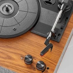 3-Speed Record Player Brown/Gray - Hearth & Hand™ With Magnolia 8 3-Speed Record Player Brown/Gray - Hearth & Hand™ With Magnolia -Best Homewares Store GUEST 38f5f3a4 be30 4624 9c9a 3488c5481e06