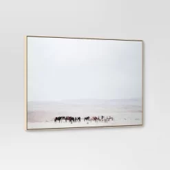 60" X 40" Plains Framed Wall Canvas In Pine Frame - Threshold™ -Best Homewares Store GUEST 3959cd1d d250 468e 8127 0c9cbbf33c09