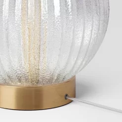 Small Ribbed Glass Lamp Base Clear - Threshold™ -Best Homewares Store GUEST 3afd392d 594c 4005 9b08 cc2e50aa3c8c