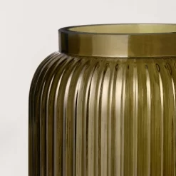 Ribbed Glass Jug Vase Dark Green - Hearth & Hand™ With Magnolia -Best Homewares Store GUEST 3b88faa0 254e 4d08 85ce bee525d3cdd2