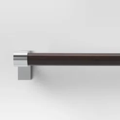 Dark Faux Wood Curtain Rod Nickel - Threshold™ 8 Dark Faux Wood Curtain Rod Nickel - Threshold™ -Best Homewares Store GUEST 3f1572b1 fc3d 4ce8 8600 dec628aa2d09