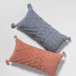 Oversize Embroidered Textured Lumbar Throw Pillow - Opalhouse™ -Best Homewares Store GUEST 412a54b4 ac2e 4867 9a69 457e185d6f3e