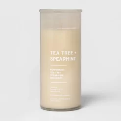 Glass Jar Tea Tree And Spearmint Candle Beige - Threshold™ 8 Glass Jar Tea Tree And Spearmint Candle Beige - Threshold™ -Best Homewares Store GUEST 434e2c58 7289 446e 882b 54bfd8670075
