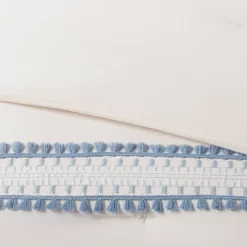 12pc Embroidered Fringe Stripe With Tassels Comforter & Sheet Bedding Set - Threshold™ 13 12pc Embroidered Fringe Stripe With Tassels Comforter & Sheet Bedding Set - Threshold™ -Best Homewares Store GUEST 443f5997 1107 4e72 b1b1 7852d0cd6908