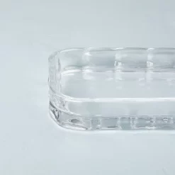 5"x9" Sculpted Glass Vanity Tray Clear - Hearth & Hand™ With Magnolia -Best Homewares Store GUEST 48796d66 4831 4c84 a62e 12bb89995810