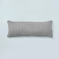 16"x42" Washed Loop Stripe Lumbar Bed Pillow - Hearth & Hand™ With Magnolia -Best Homewares Store GUEST 48fffffb f285 4fa1 aafb 2f1f97ff8330