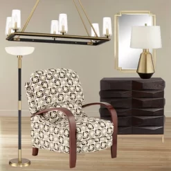 Possini Euro Design Modern Torchiere Floor Lamp Light Blaster LED 72.25" Tall Antique Brass And Matte Black Opal Glass For Living Room Bedroom -Best Homewares Store GUEST 4f50f658 24ec 4b58 b179 5fefd47ece58