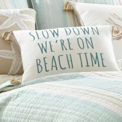 Stone Harbor Beach Time Decorative Pillow - Levtex Home