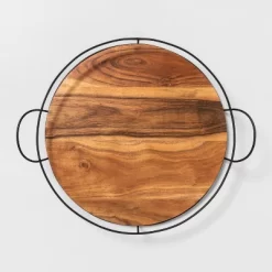Wood And Metal Tray - Hearth & Hand™ With Magnolia