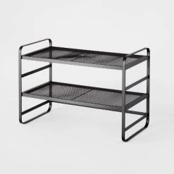 2 Tier Shoe Rack Metal Mesh - Brightroom™ -Best Homewares Store GUEST 526c6366 f577 4843 a484 8fd156aad026