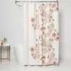 Blooms Flat Weave Shower Curtain Coral - Threshold™ -Best Homewares Store GUEST 53008e0c 3d48 4b34 af4e 7619a9d938f5
