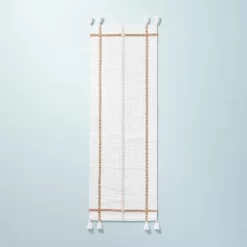 Bold Cross Stripes Tassel Rug Cream/Tan - Hearth & Hand™ With Magnolia -Best Homewares Store GUEST 5339bf5a f9a7 455d 8155 624fc7ab37a7