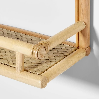 Rattan Arch Leaf Kids' Shelf - Pillowfort™ 6 Rattan Arch Leaf Kids' Shelf - Pillowfort™ - Image 4