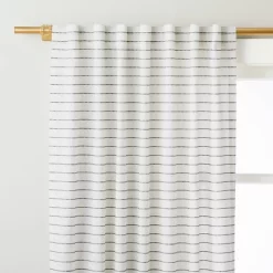 Blanket Stitch Curtain Panel Dark Gray/Cream - Hearth & Hand™ With Magnolia -Best Homewares Store GUEST 57eebfdc cabd 4be5 9ccd dd78d9118fae