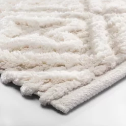 Textured Diamond Shag Bath Rug Cream - Opalhouse™ -Best Homewares Store GUEST 58c030fc cf0c 477a 8622 fe2eafdf8648