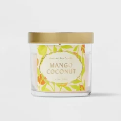Glass Jar Mango Coconut Candle - Opalhouse™ -Best Homewares Store GUEST 5fde4c7c e49f 4dd8 9155 a3e0346ab1da