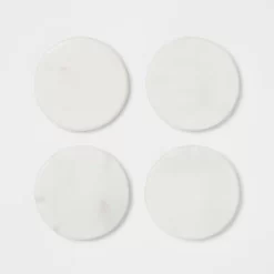 4pk Marble Coasters White - Threshold™ -Best Homewares Store GUEST 637cb091 4c4f 4ade a059 3bf46991e130