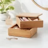 6" X 6" X 4" Square Swivel Hinge Bamboo Countertop Organizer - Brightroom™ -Best Homewares Store GUEST 6486c75a 5850 4c74 bf17 3d519d5476ac