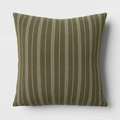 Cotton Flax Woven Striped Square Throw Pillow - Threshold™ -Best Homewares Store GUEST 650ad36d 6c78 4be8 b6fa 185fe0dc4e84