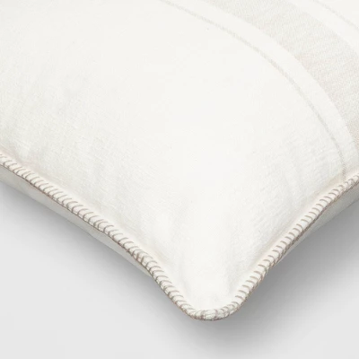 Oversized Placed Striped Square Throw Pillow - Threshold™ 5 Oversized Placed Striped Square Throw Pillow - Threshold™ - Image 3