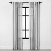 Vertical Stripe Curtain Sheer Gray/Cream - Hearth & Hand™ With Magnolia -Best Homewares Store GUEST 69686a10 e62a 4de1 869f 9c85b0c424b8