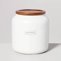 Dry Goods Stoneware Canister With Wood Lid Cream/Brown - Hearth & Hand™ With Magnolia 13 Dry Goods Stoneware Canister With Wood Lid Cream/Brown - Hearth & Hand™ With Magnolia -Best Homewares Store GUEST 69719d52 15f0 4519 8406 500a18f94cb3