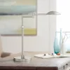 Possini Euro Design Eliptik Modern Desk Table Lamp 24 1/2" High Satin Nickel LED Swing Arm Adjustable Height For Bedroom Living Room Nightstand Office -Best Homewares Store GUEST 6a80aa29 d011 4ed3 92a4 b86f43fa54f7