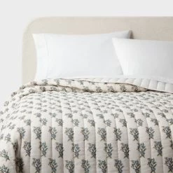 Voile Woodblock Printed Quilt Ivory - Threshold™ -Best Homewares Store GUEST 6c09ead2 dfb1 46be bf31 3922aa8b5dff